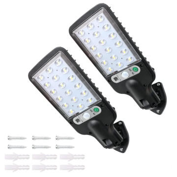 2 Pack Solar 18LED/2835 SMD Outdoor Lamp